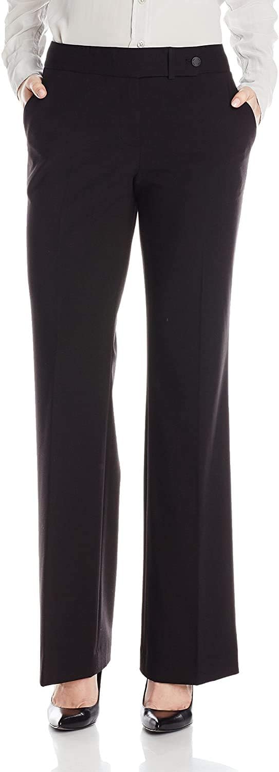 Straight-Leg Classic Business Casual Pants for Women