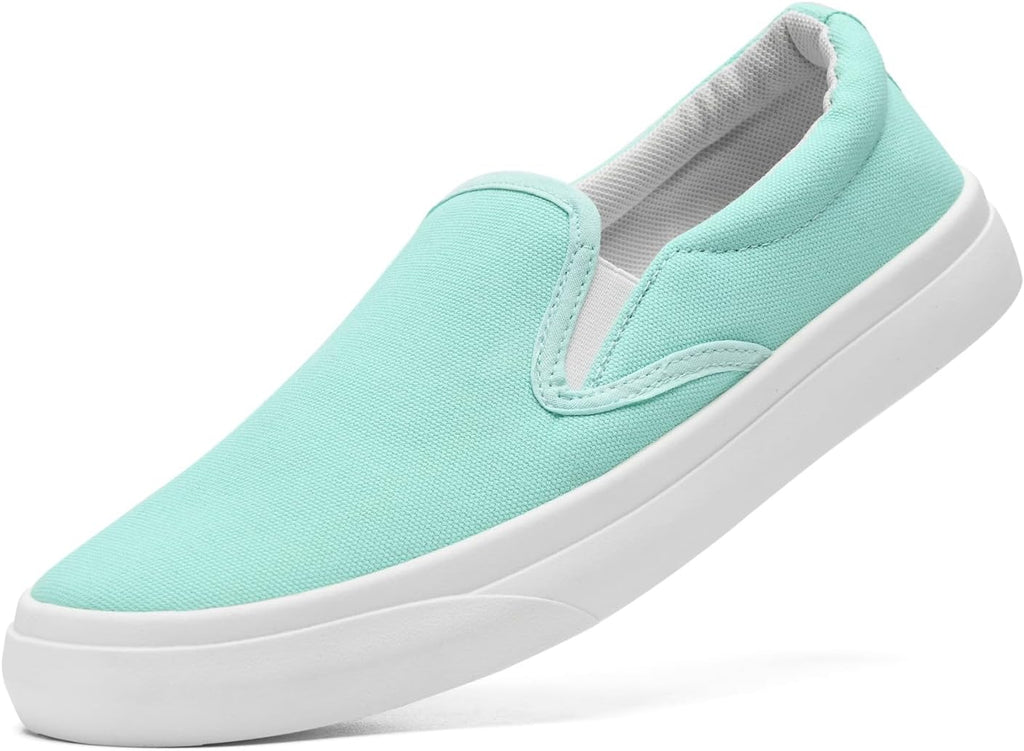 Women's Slip on Sneakers Womens Loafers Classic Canvas Leisure Vintage Flat Fashion Comfortable Elastic Sneakers