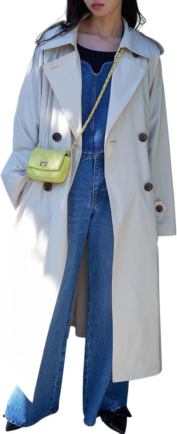 Women Trench Coat, Water Repellent, Pollen Guard 2-Way Trench Coat