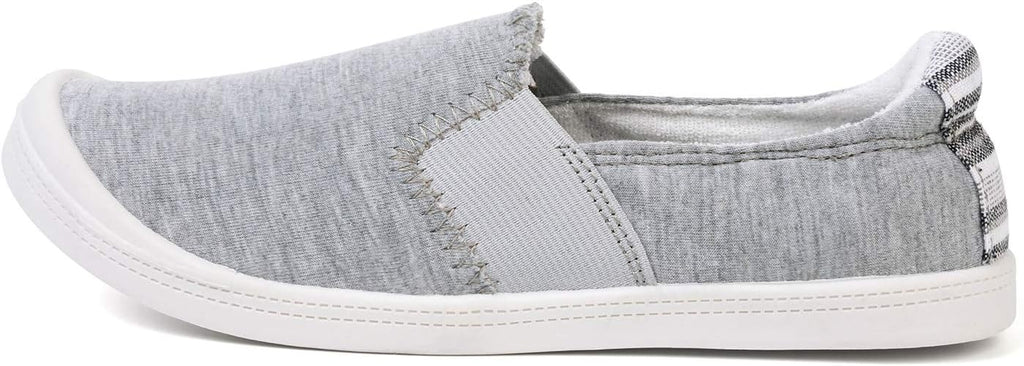 Shoes for Women, Comfort Low Top Canvas Slip On Sneakers Classic Casual Walking Shoes