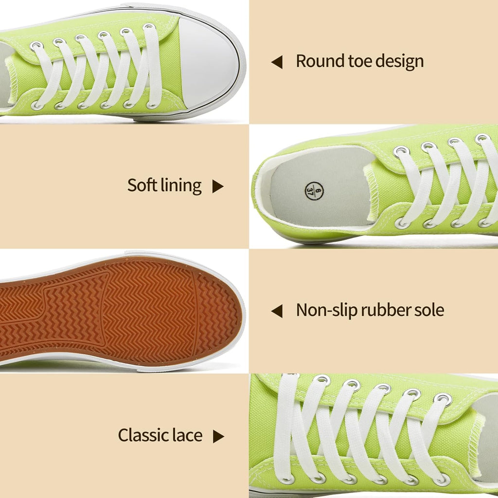 Womens Canvas Shoes Low top Sneakers for Womens Fashion Casual Shoes Walking Comfortable Shoes