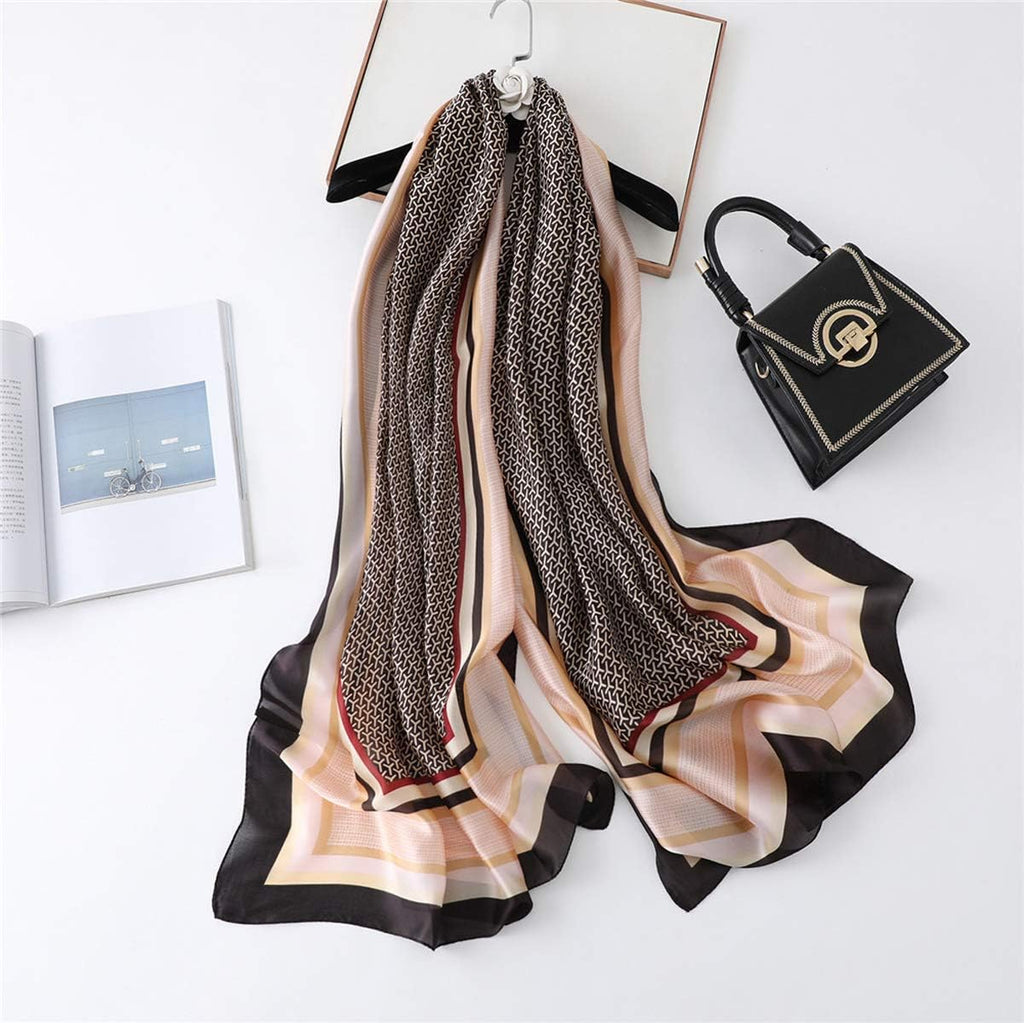 Silk Scarf Mulberry Silk Fashion Scarves Long Lightweight Shawl Wrap …