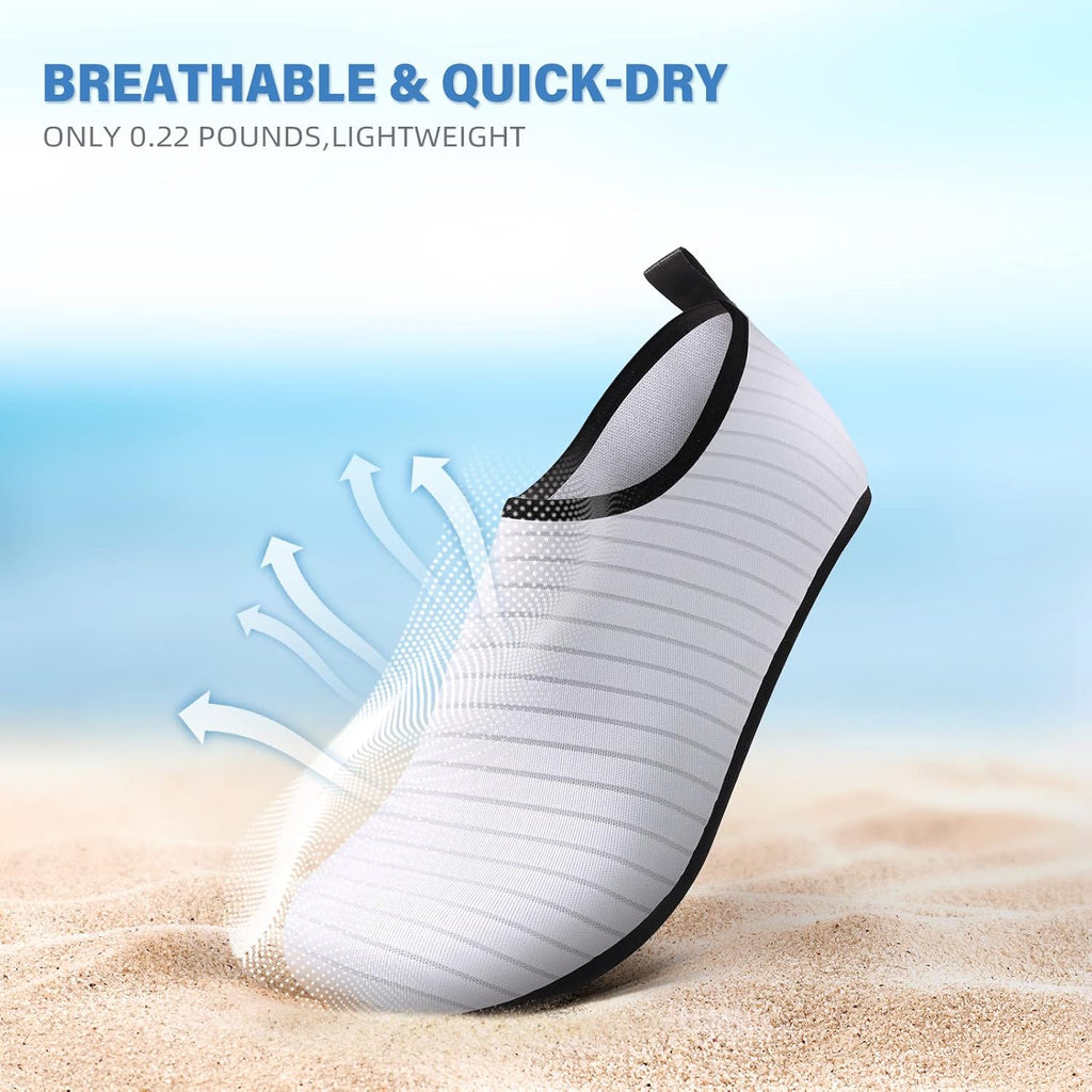 Water Shoes Quick Dry Barefoot Wide Toe Swim  Sock River Hiking Beach Sport Shoes Men Women for Kayaking Boating Rock Yoga Pool Lake