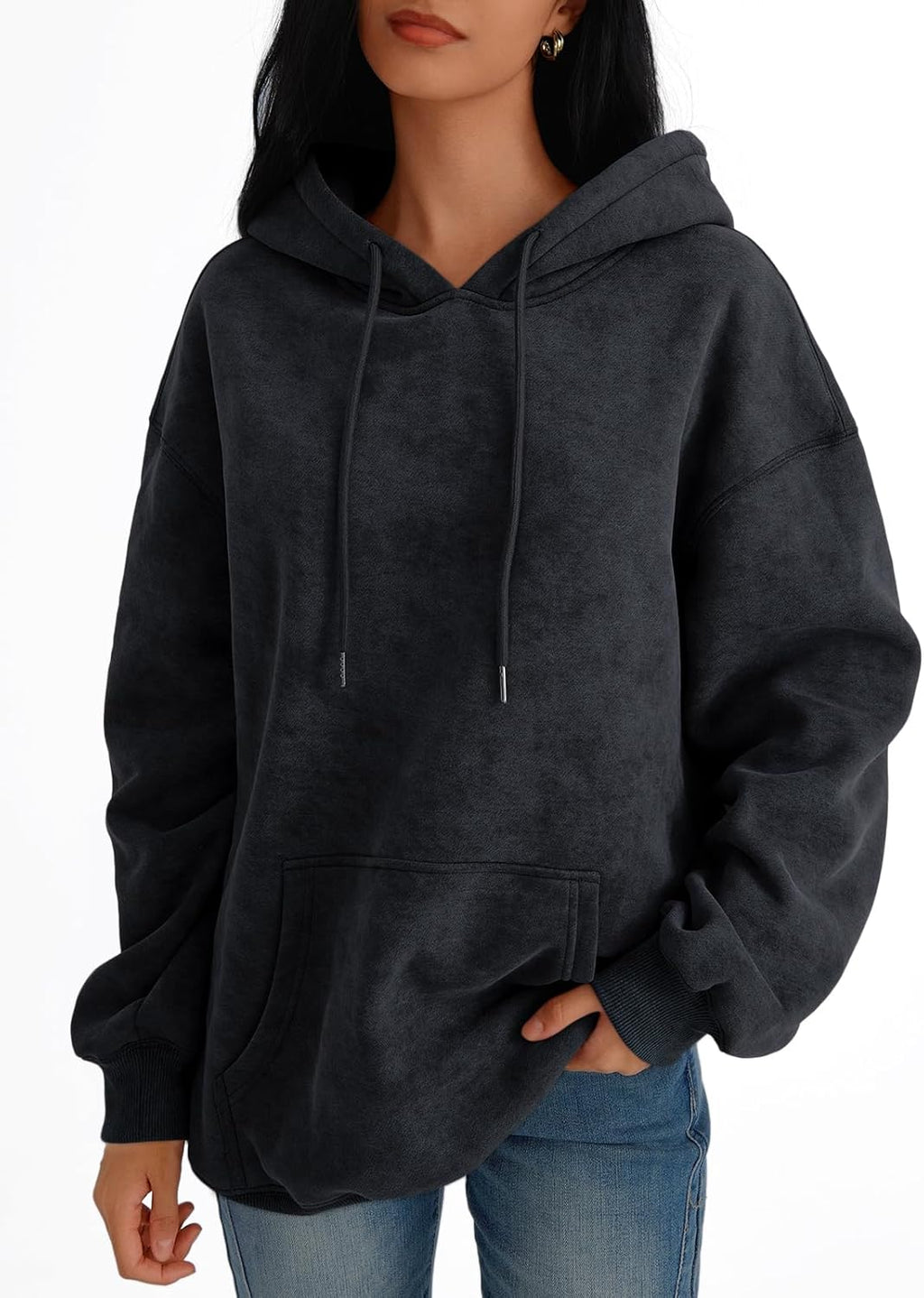 Women Hoodies Fleece Sweatshirts Long Sleeve Pullover Jackets Fall Fashion with Pocket 2024  Clothes